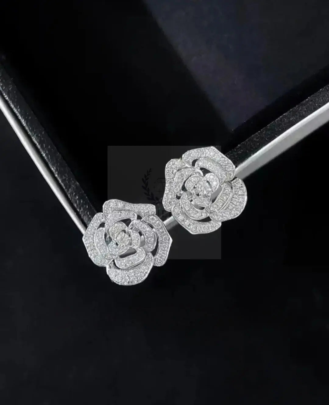 0.35ct Pave Rose Diamond Stud Earrings  Uniquely You Online