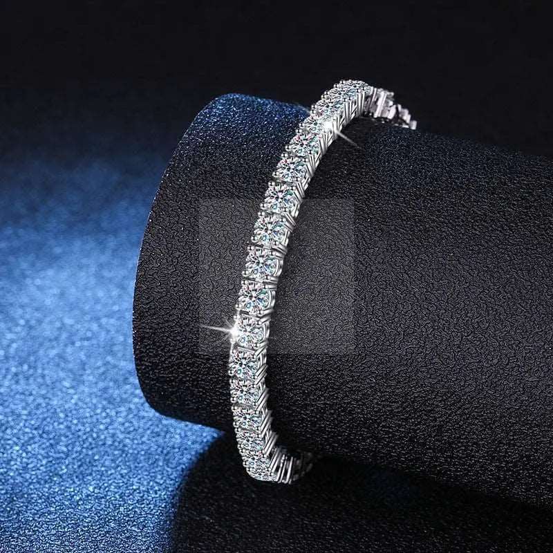 0.1ct/0.3ct Moissanite Tennis Bracelet