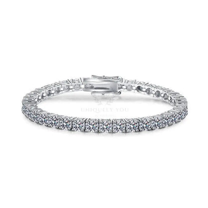 0.1ct/0.3ct Moissanite Tennis Bracelet - Uniquely You Online