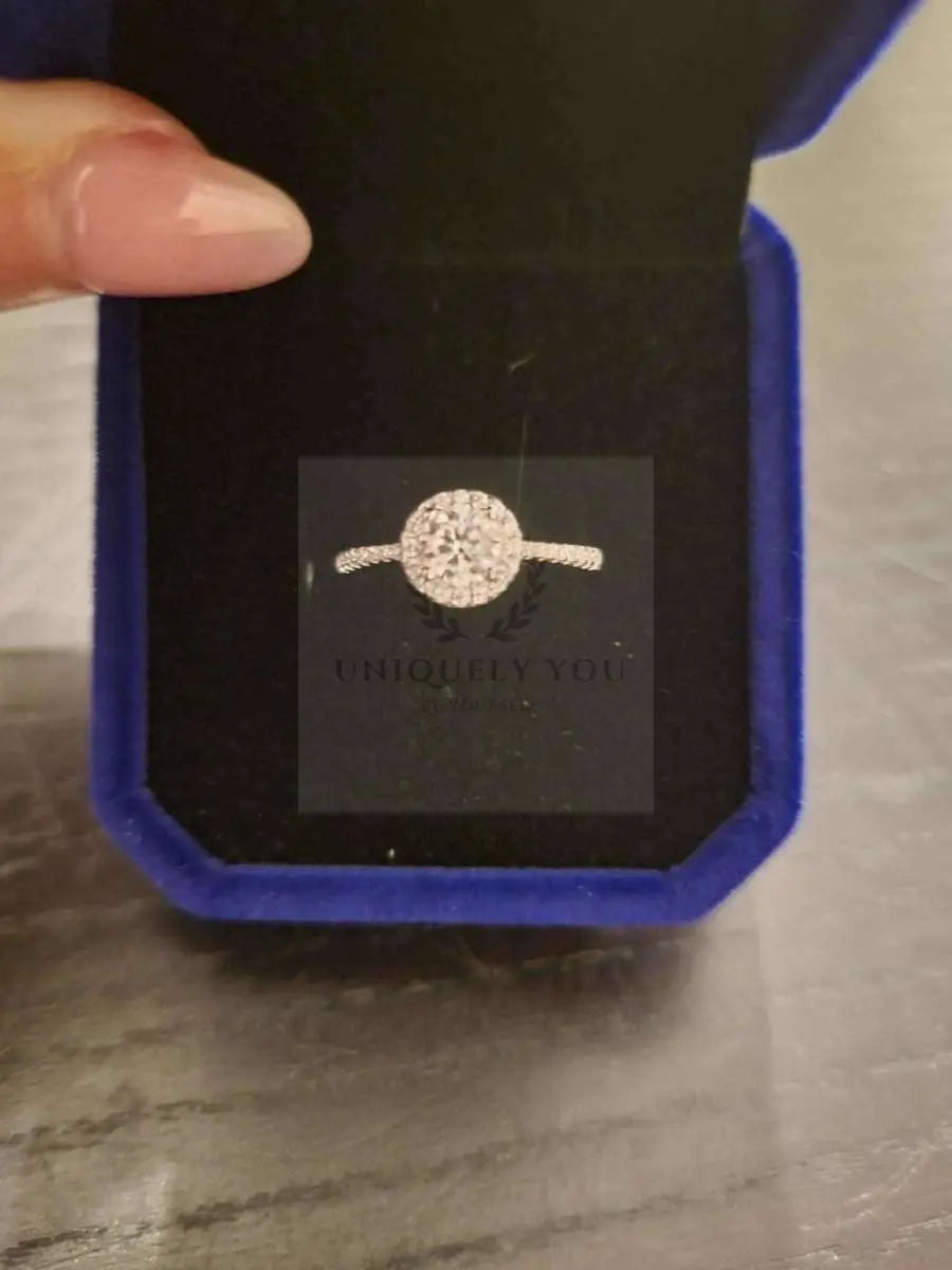 0.5-2ct Sparkling Moissanite Rings - Uniquely You Online