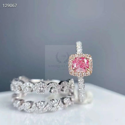 0.51ct Pink Diamond Trio Retro Rings - Uniquely You Online