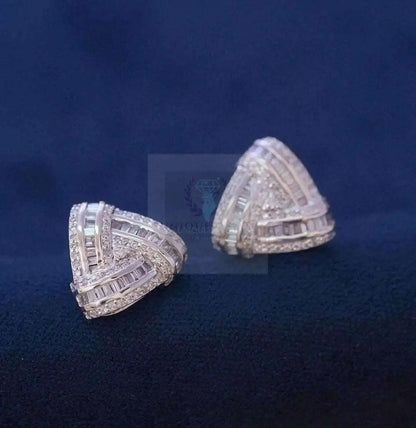 0.66ct Triangle Studs