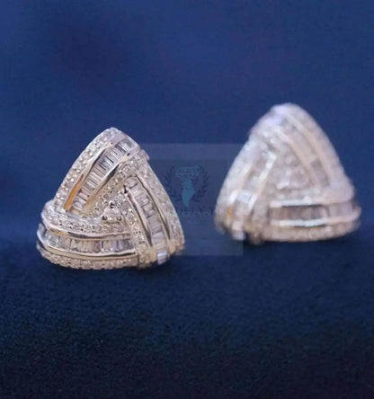 0.66ct Triangle Studs