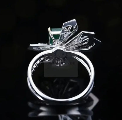 0.89ct Emerald Shards Diamond Ring  Uniquely You Online