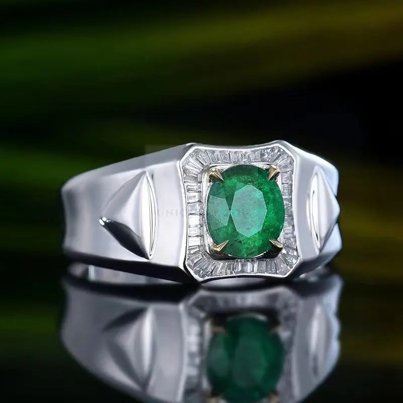 0.98ct Natural Emerald Emperor Ring - Uniquely You Online