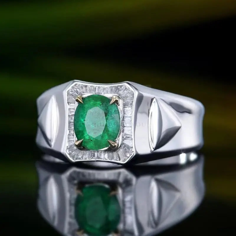 0.98ct Natural Emerald Emperor Ring - Uniquely You Online