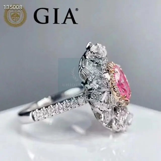 1.01ct Oval Pink Diamond Pendant and Ring  Uniquely You Online