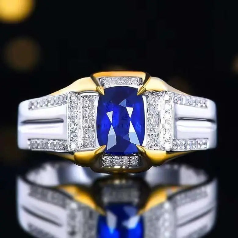 1.02ct Madagascar Blue Sapphire and Gold Ring - Uniquely You Online