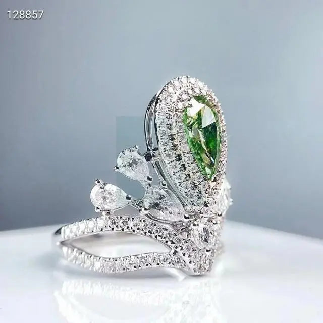 1.03ct Crown Green Diamond Ring  Uniquely You Online