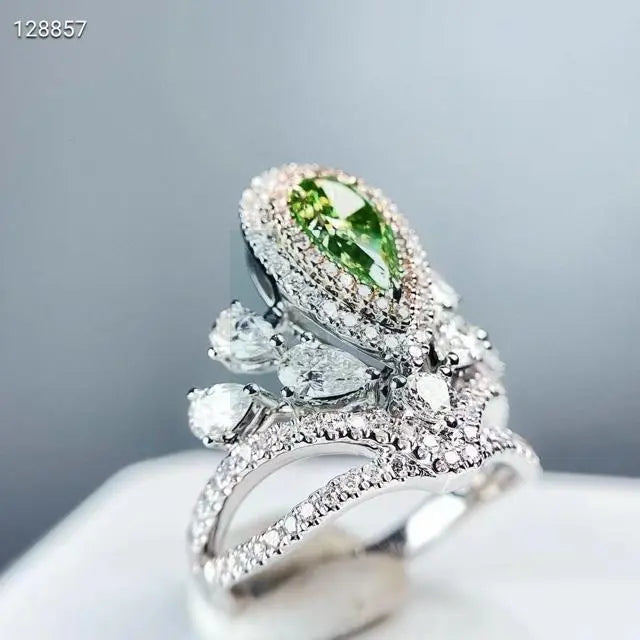 1.03ct Crown Green Diamond Ring  Uniquely You Online