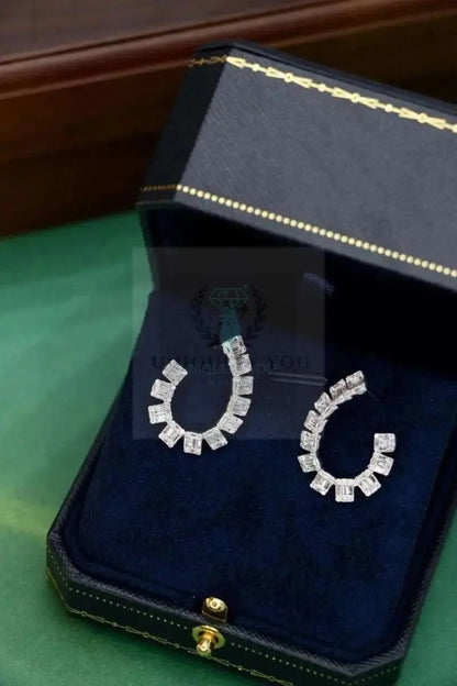 1.58ct Diamond Arc Hoop Earrings - Uniquely You Online