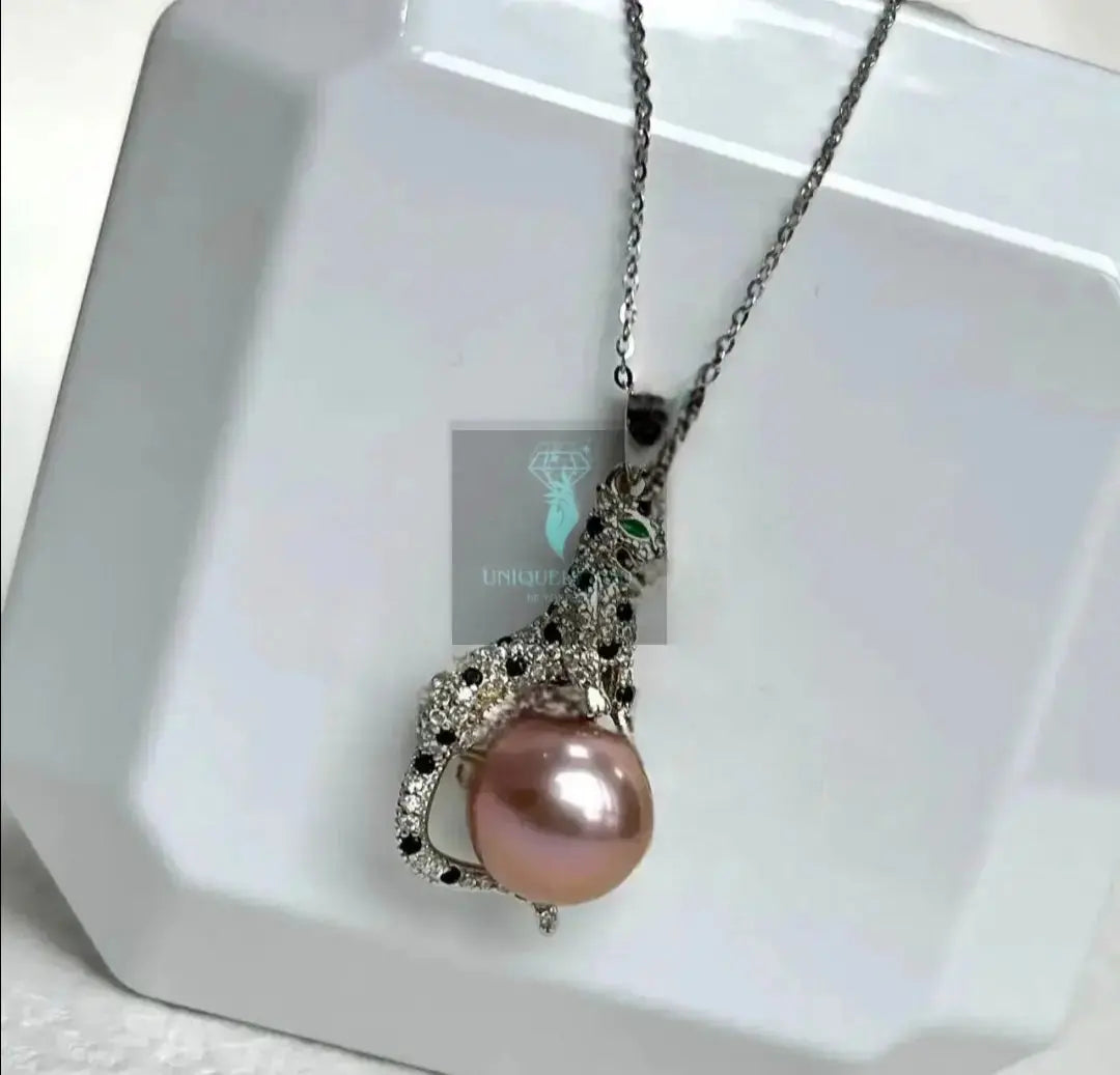 11mm Leopard Pink Freshwater Pearl Pendant  Uniquely You Online