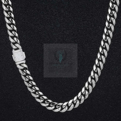 12mm CZ Buckle Cuban Link Chain and Bracelet - Uniquely You Online