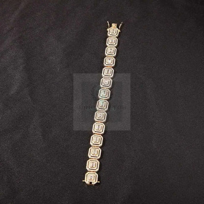 13mm CZ Square Design Bracelet