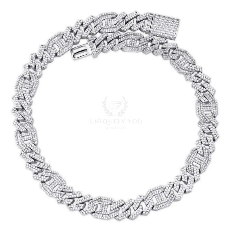 14mm Micro Pave 3:1 Cuban Link Chain and Bracelet - Uniquely You Online