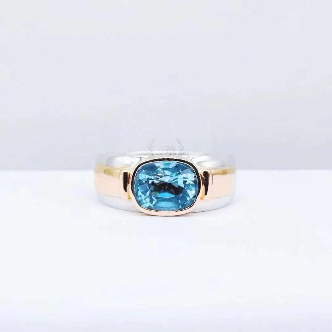 2.40ct Santa Maria Aquamarine Gold Ring - Uniquely You Online