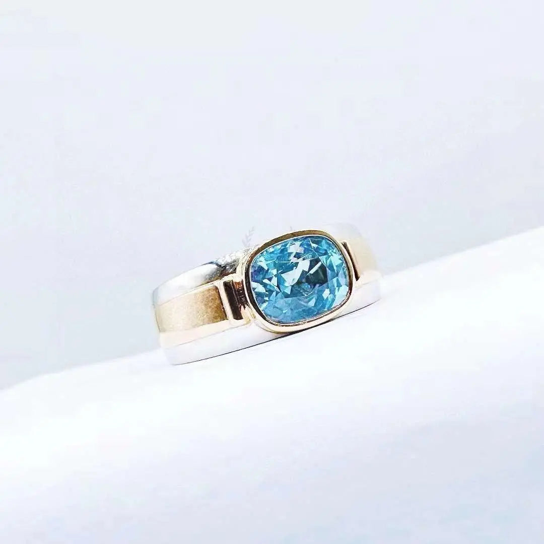 2.40ct Santa Maria Aquamarine Gold Ring - Uniquely You Online