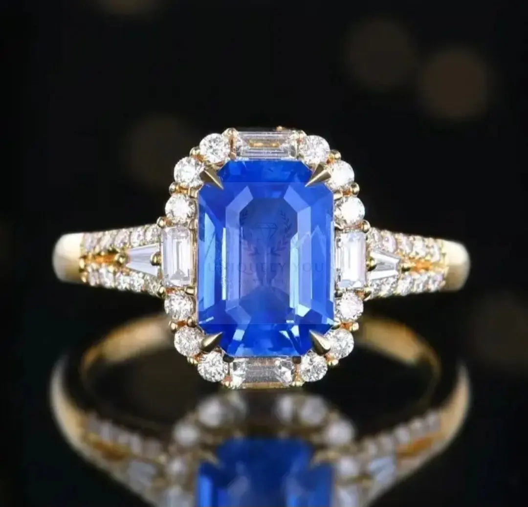 2.51ct Cornflower Blue Sapphire Ring  Uniquely You Online