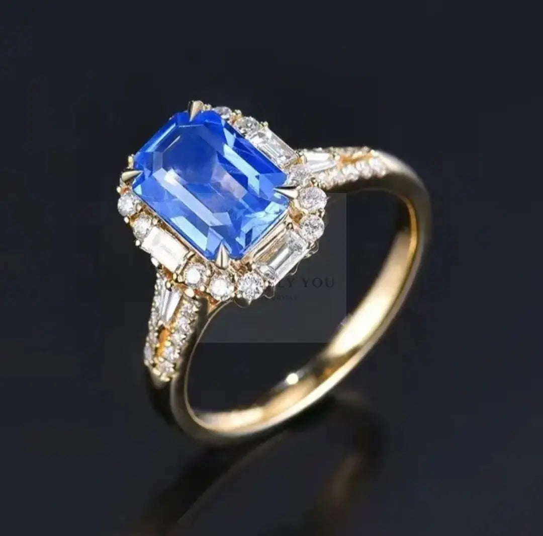 2.51ct Cornflower Blue Sapphire Ring  Uniquely You Online