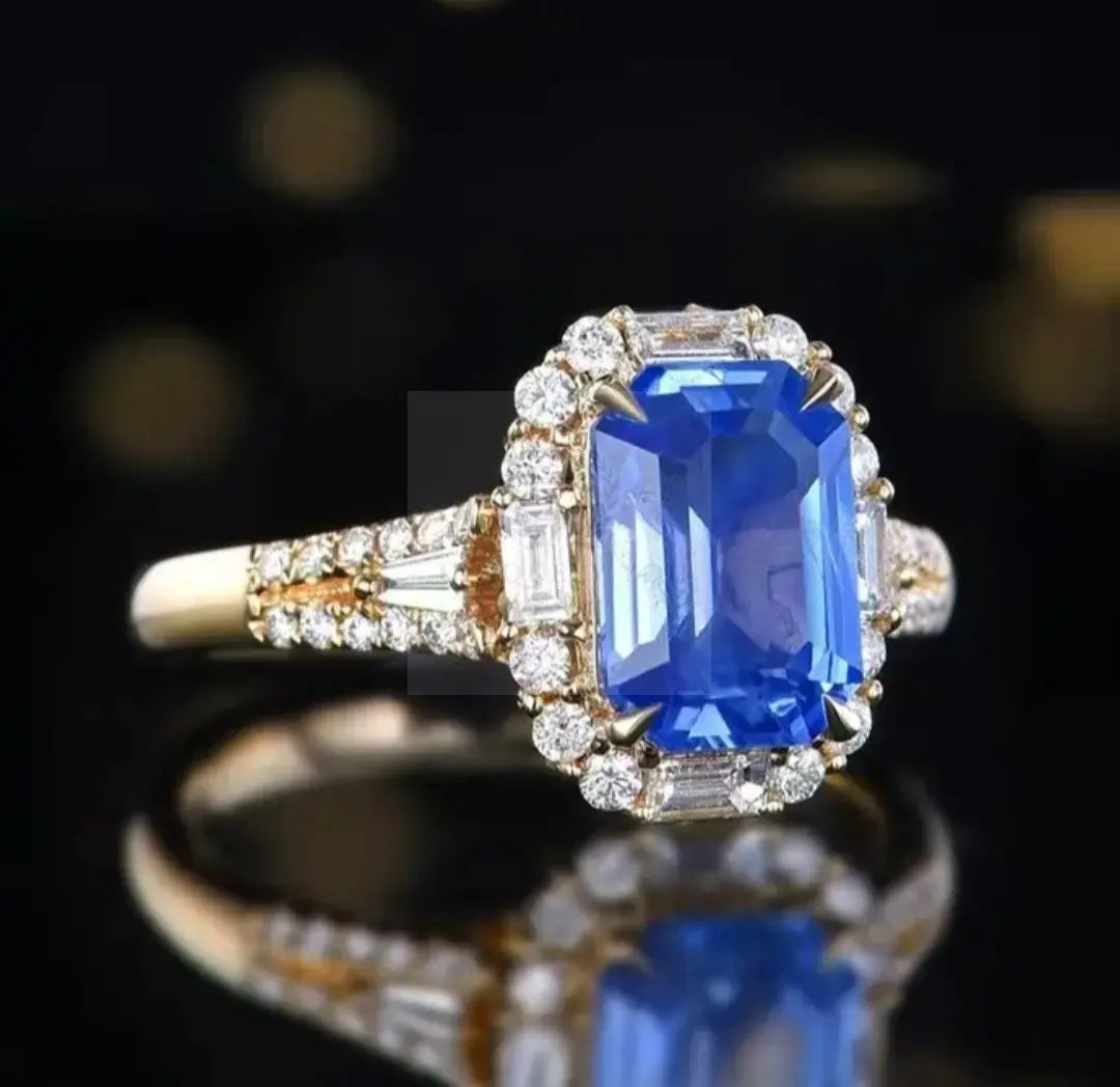 2.51ct Cornflower Blue Sapphire Ring  Uniquely You Online