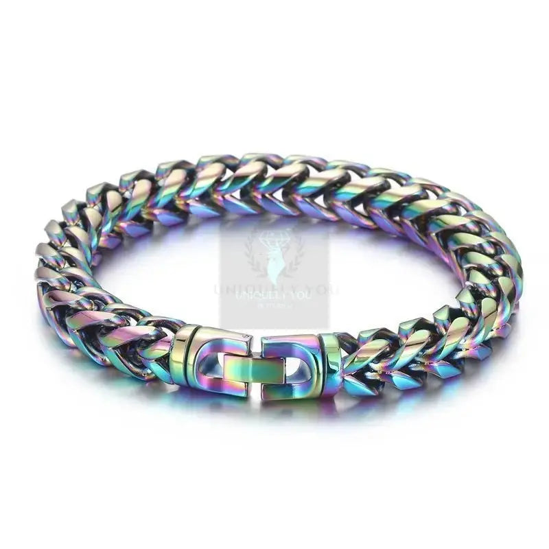 230mm Titanium Herringbone Bracelet - Uniquely You Online