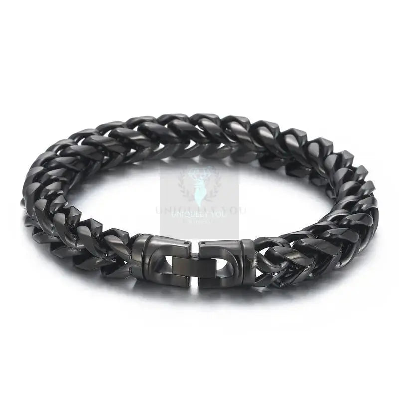 230mm Titanium Herringbone Bracelet - Uniquely You Online