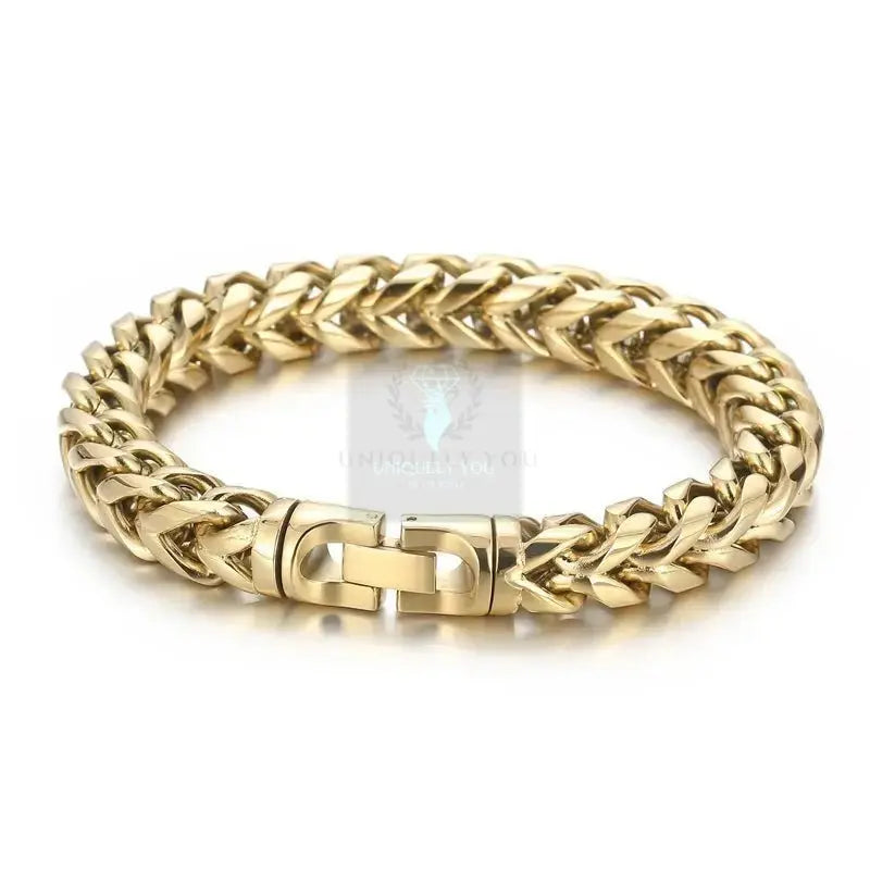 230mm Titanium Herringbone Bracelet - Uniquely You Online