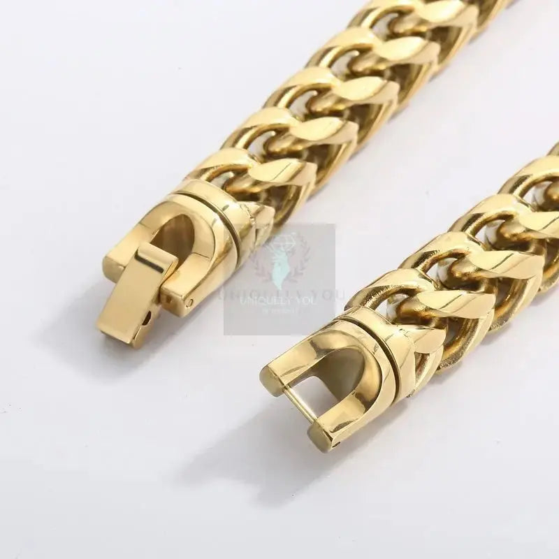 230mm Titanium Herringbone Bracelet - Uniquely You Online