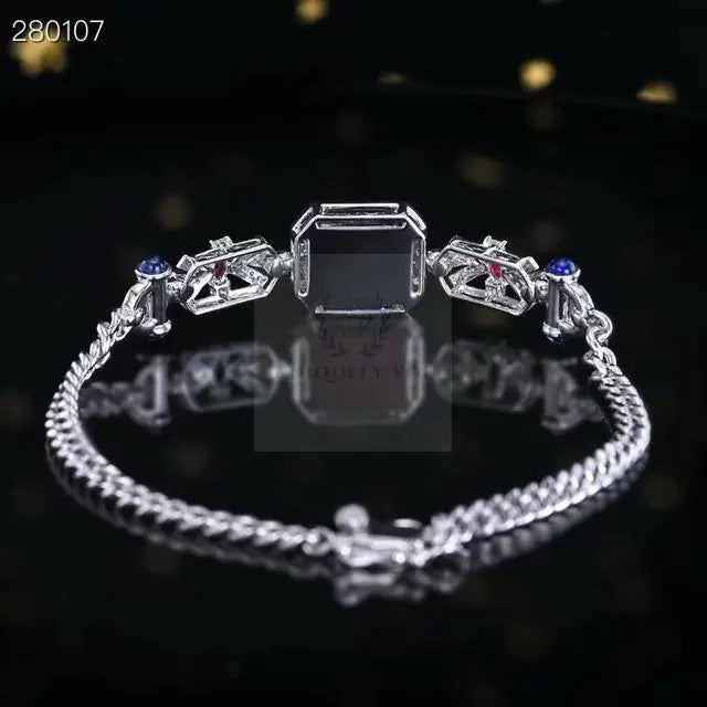 3.33ct Royal Blue Sapphire and Ruby Bracelet - Uniquely You Online