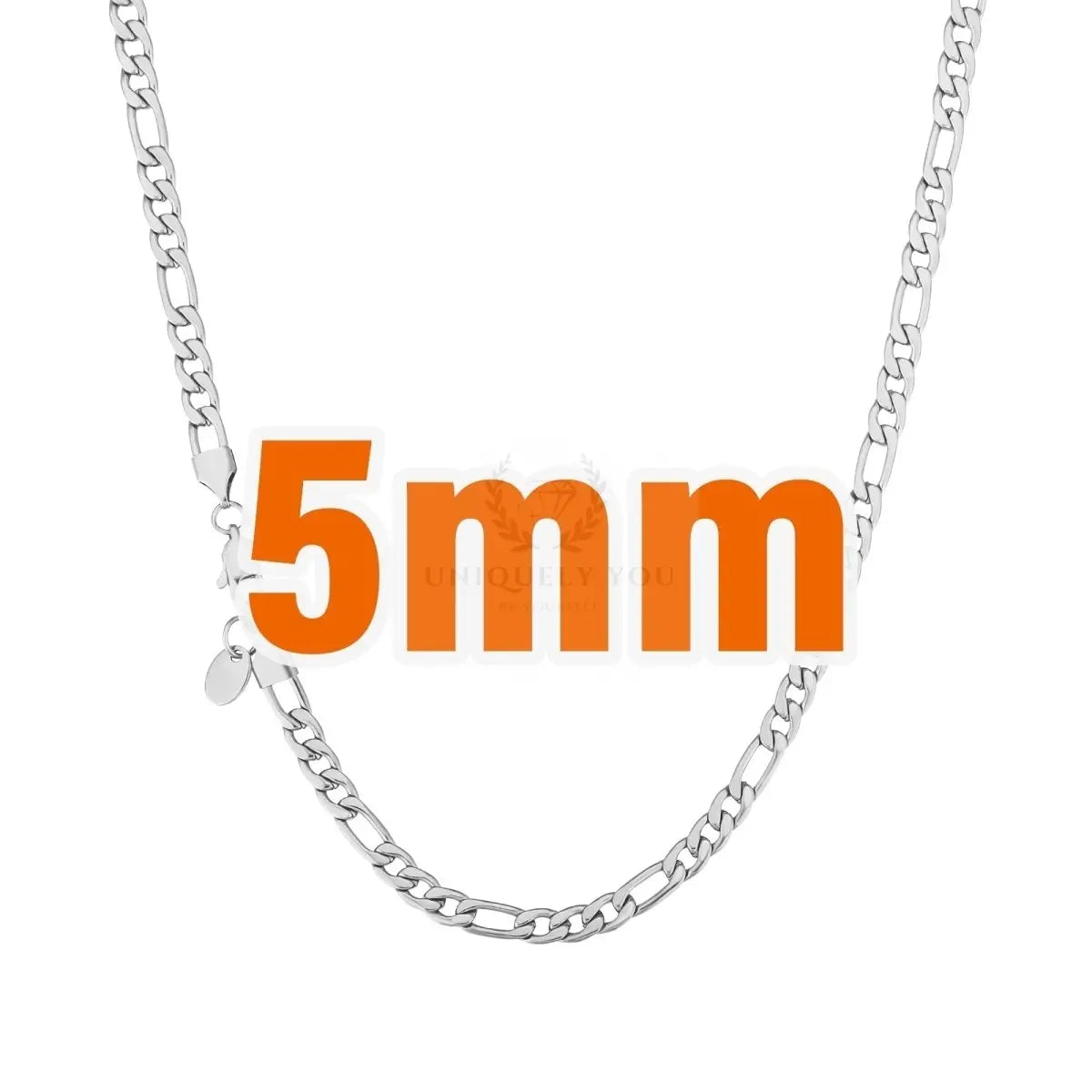 3mm-5mm 18K Gold Plated Figaro Chain - Uniquely You Online