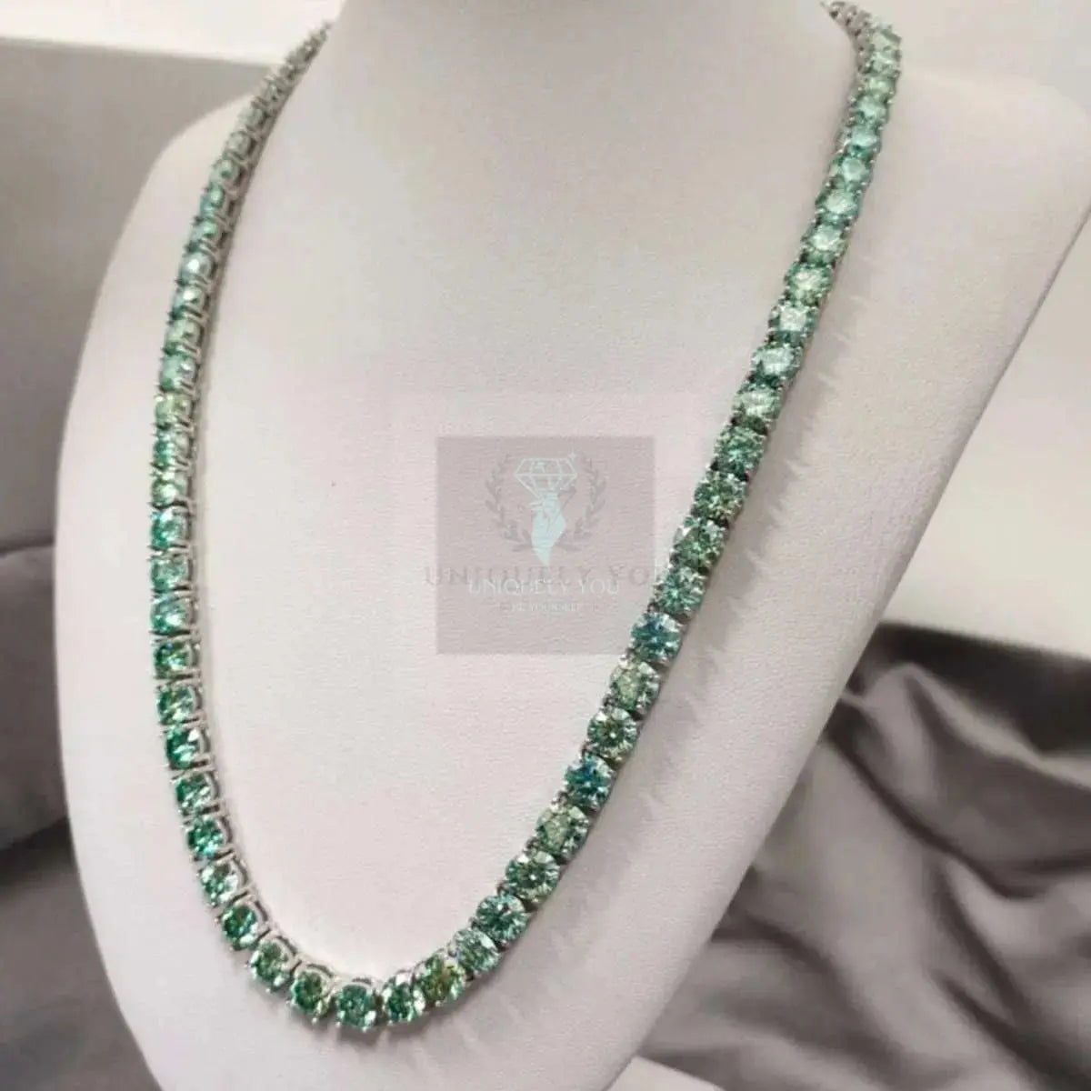 3mm-6.5mm Moissanite Tennis Necklace (variety) - Uniquely You Online