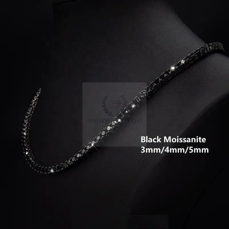 3mm-6.5mm Moissanite Tennis Necklace (variety)