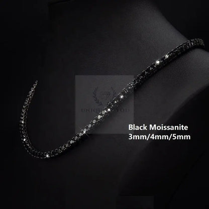 3mm-6.5mm Moissanite Tennis Necklace (variety) - Uniquely You Online