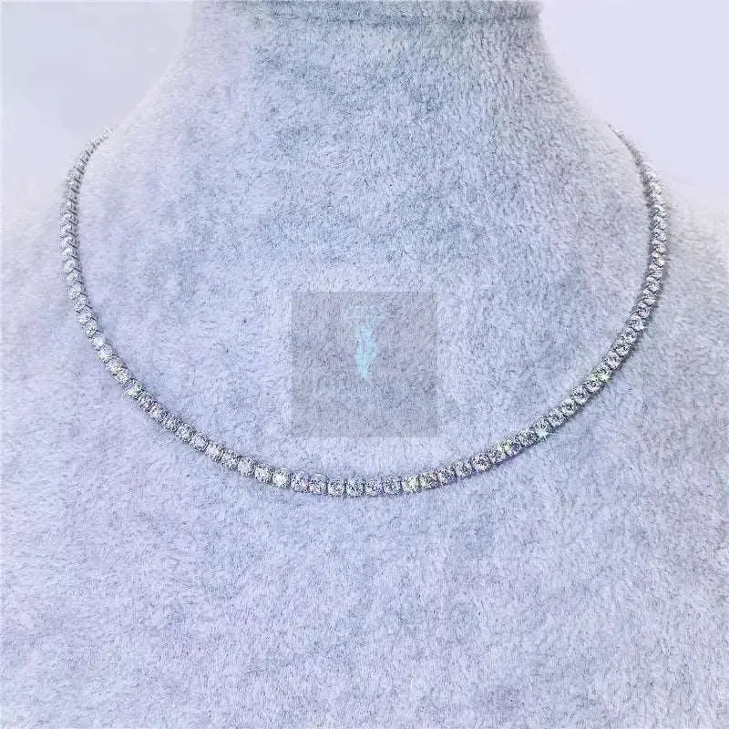 3mm Moissanite Tennis Necklace - Uniquely You Online