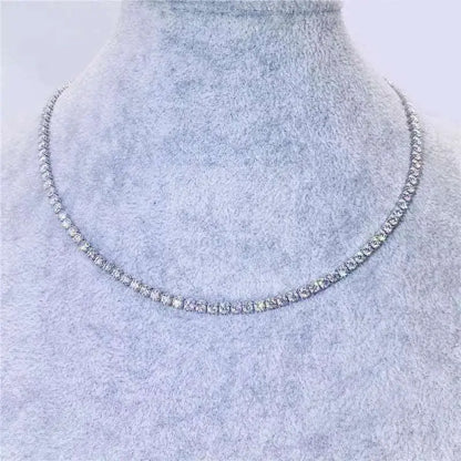 3mm Moissanite Tennis Necklace - Uniquely You Online