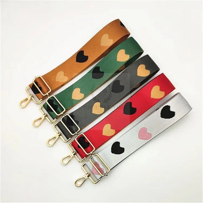 5cm Heart Bag Straps - Uniquely You Online