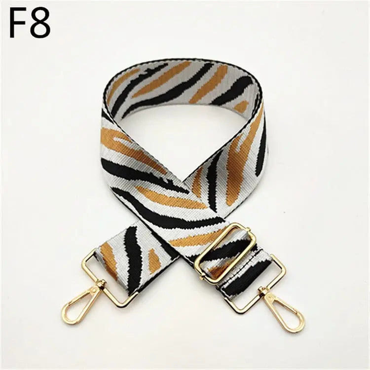 5cm Zebra Bag Straps - Uniquely You Online