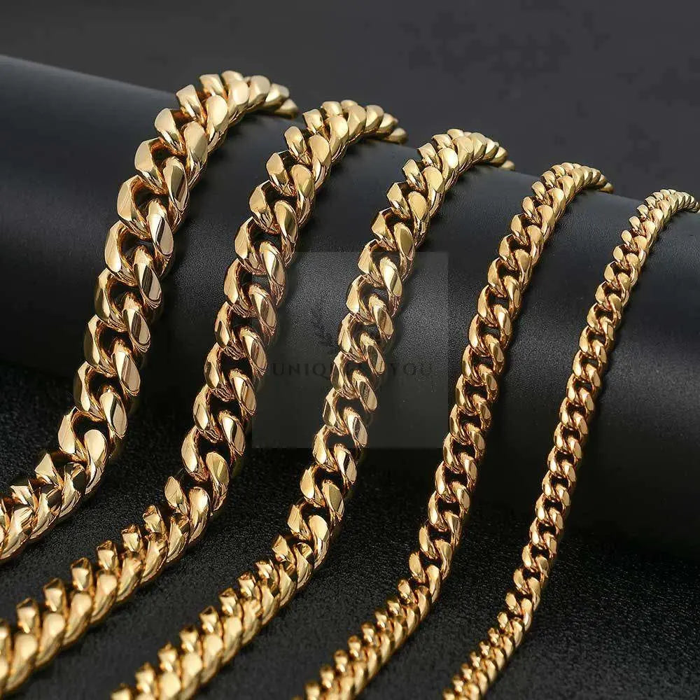 6-18mm Cuban Link Chain - Uniquely You Online