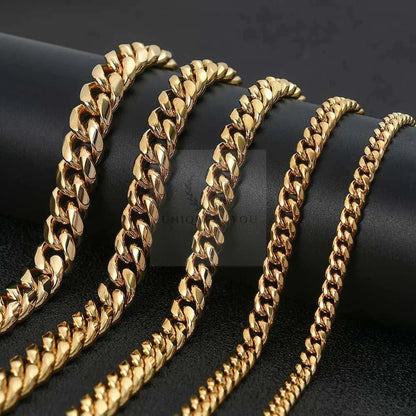 6-18mm Cuban Link Chain