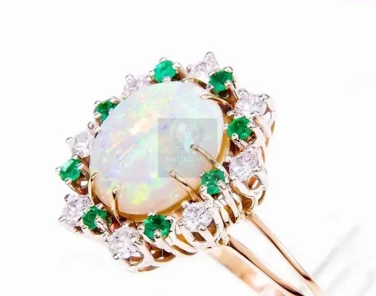 6ct Opal Moissanite Ring - Uniquely You Online