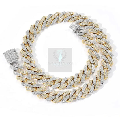 9mm CZ Striped Cuban Link Chain - Uniquely You Online