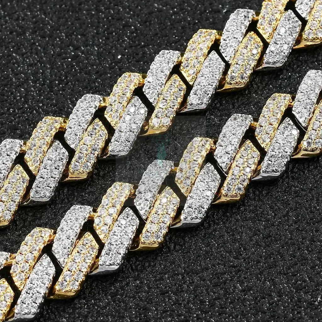 9mm CZ Striped Cuban Link Chain - Uniquely You Online