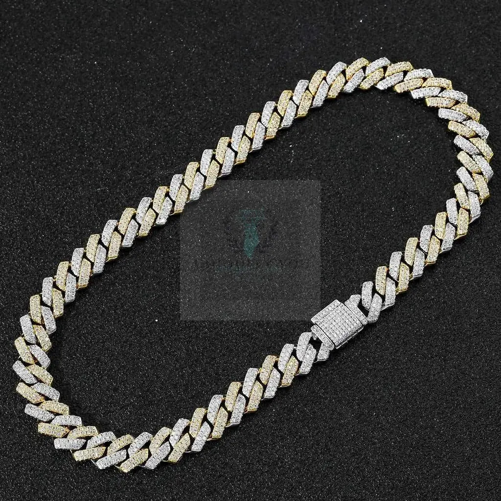 9mm CZ Striped Cuban Link Chain - Uniquely You Online