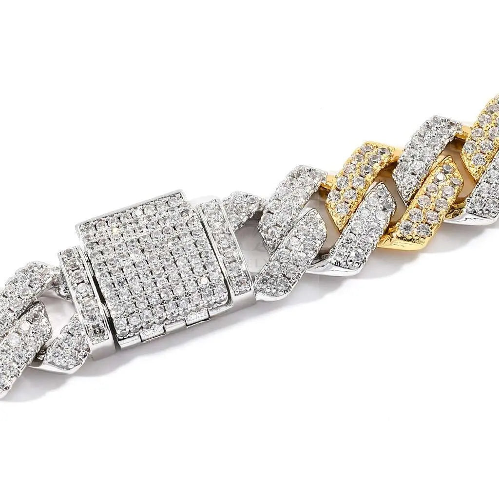 9mm CZ Striped Cuban Link Chain - Uniquely You Online