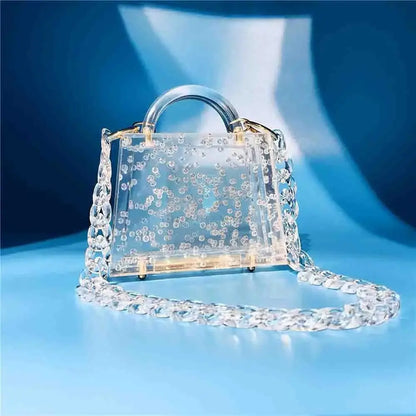 Acrylic Bubble Clutch - Uniquely You Online