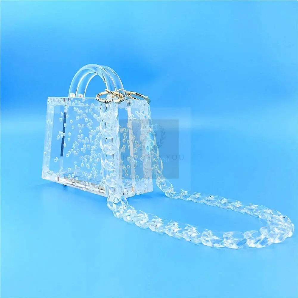 Acrylic Bubble Clutch - Uniquely You Online