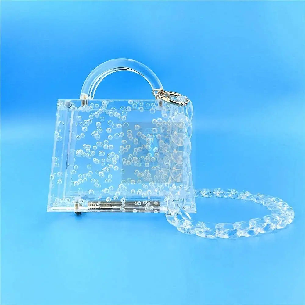 Acrylic Bubble Clutch - Uniquely You Online