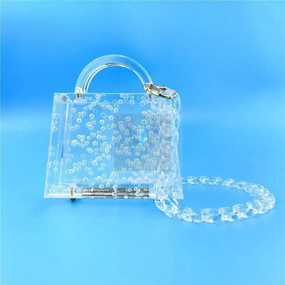 Acrylic Bubble Clutch - Uniquely You Online