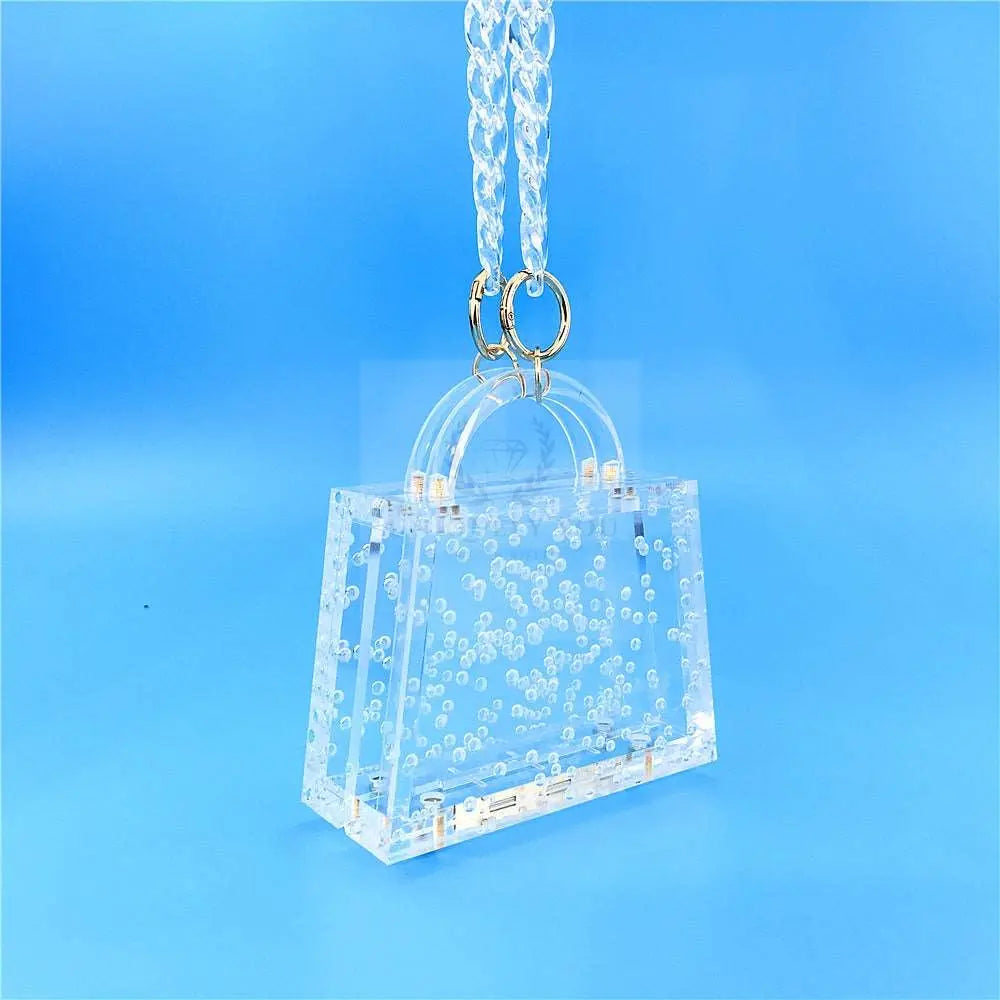 Acrylic Bubble Clutch - Uniquely You Online