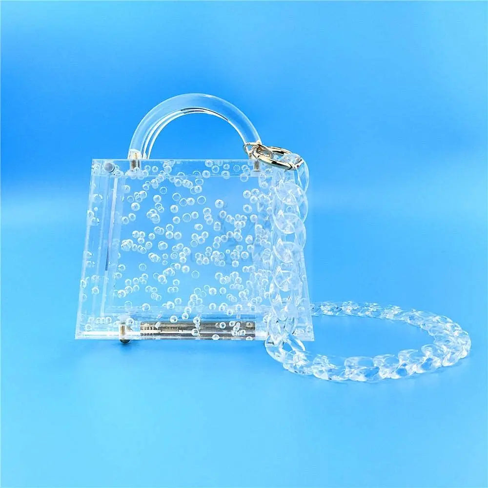 Acrylic Bubble Clutch - Uniquely You Online